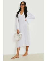 Cheesecloth beach cover up hot sale