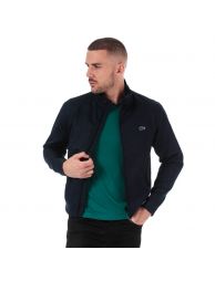 men's short zip cotton twill jacket