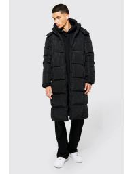 Longline duvet puffer with zips sale