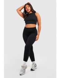 Plus Seam Free Contour Rib Leggings