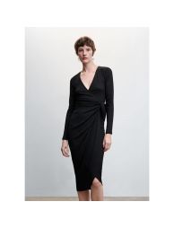 Bow cheap wrap dress