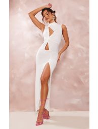 Mesh burnout clearance dress