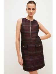 Oasis heritage store check pinafore dress