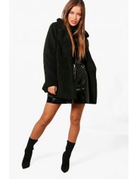 Petite teddy best sale coat black