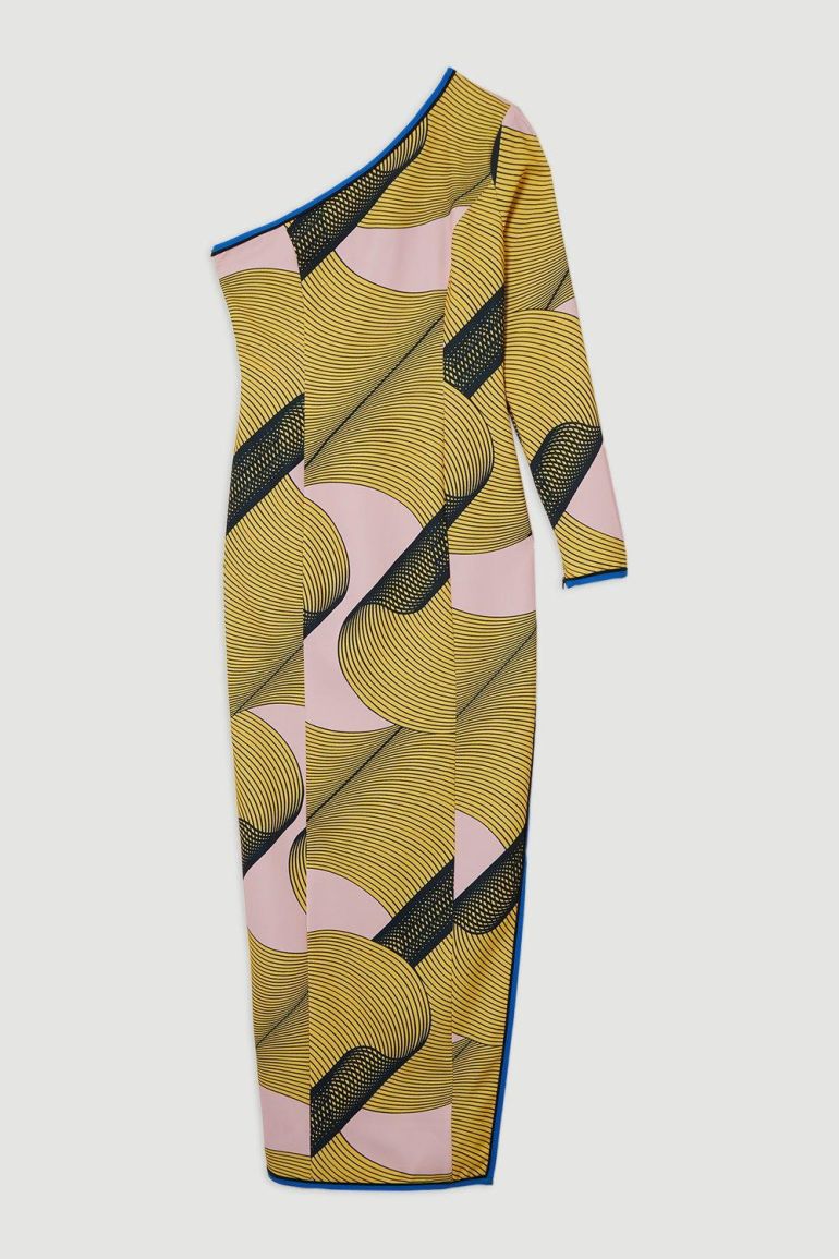 Amelia Graham Printed Cady One Shoulder Maxi Dress | Clothing | Dresses | Premium Dresses Amelia Graham Printed Cady One Shoulder Maxi Dress | Clothing | Dresses | Premium Dresses