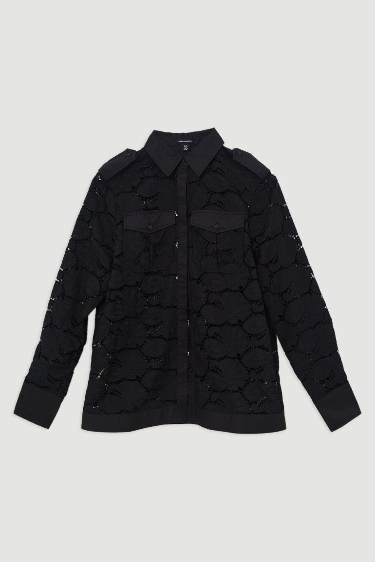 Cotton Cutwork Woven Shirt | Clothing | Tops & Shirts | Blouses & Shirts Cotton Cutwork Woven Shirt | Clothing | Tops & Shirts | Blouses & Shirts