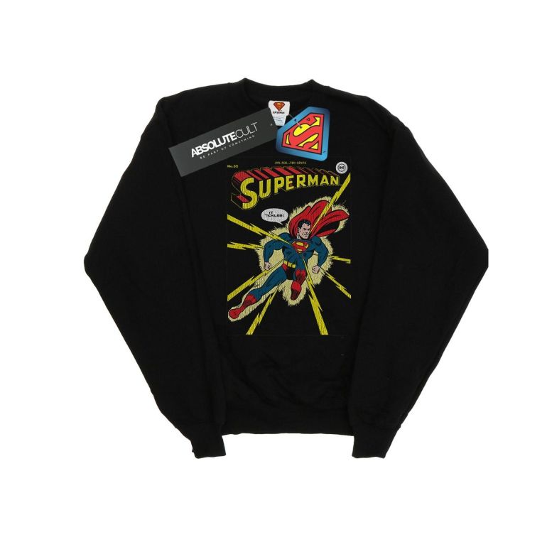 DC Comics Boys Superman No. 32 Cover Sweatshirt - Black | Boys | Sweaters & Cardigans DC Comics Boys Superman No. 32 Cover Sweatshirt - Black | Boys | Sweaters & Cardigans
