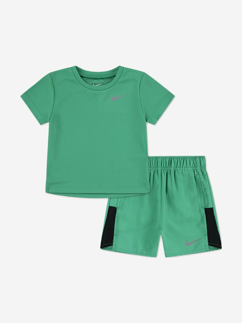 Boys Miller Challenge DF Short Set in Green | الأولاد | أطقم ومجموعات Boys Miller Challenge DF Short Set in Green | الأولاد | أطقم ومجموعات