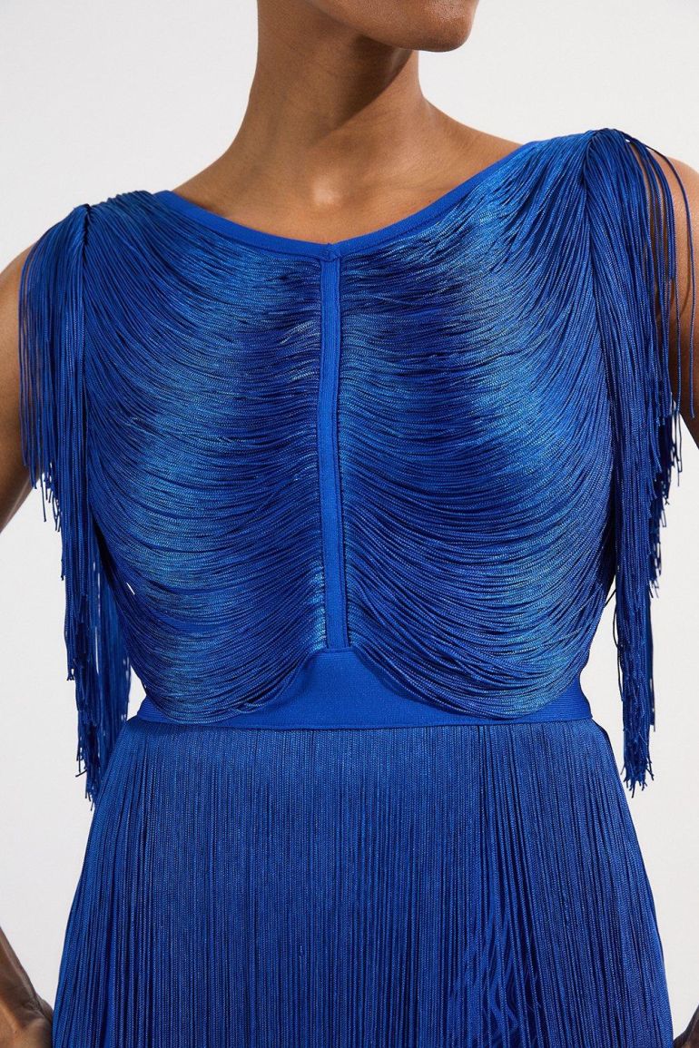 فستان كارين ميلين أزرق قصير بقصة مستقيمة | ملابس | فساتين | Premium Dresses فستان كارين ميلين أزرق قصير بقصة مستقيمة | ملابس | فساتين | Premium Dresses