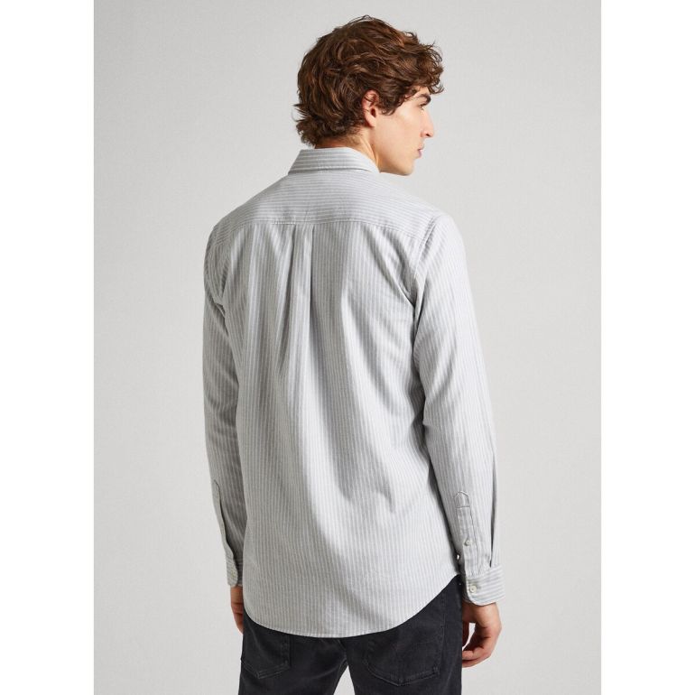 Striped Regular Fit Shirt in Cotton with Button-Down Collar | Clothing | Shirts Striped Regular Fit Shirt in Cotton with Button-Down Collar | Clothing | Shirts