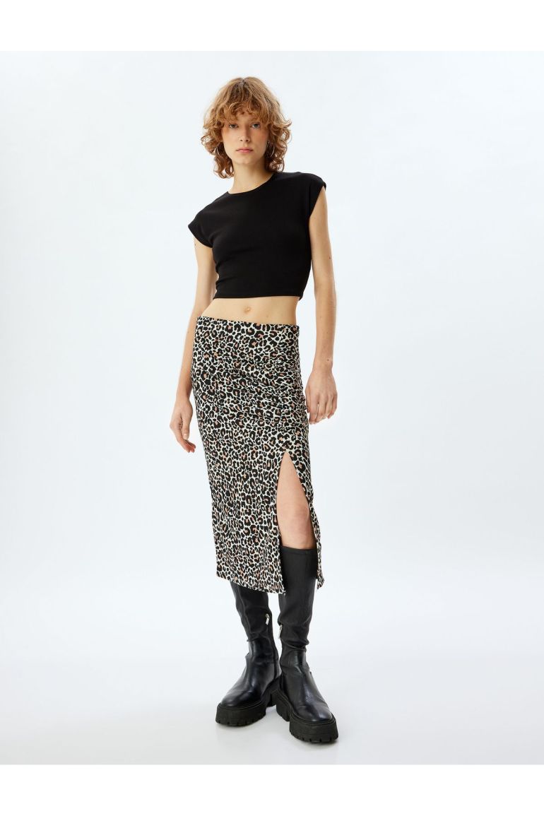 Jupe Taille En Cuir Multicolore Polli Says - Taille 2 - Occasion TB