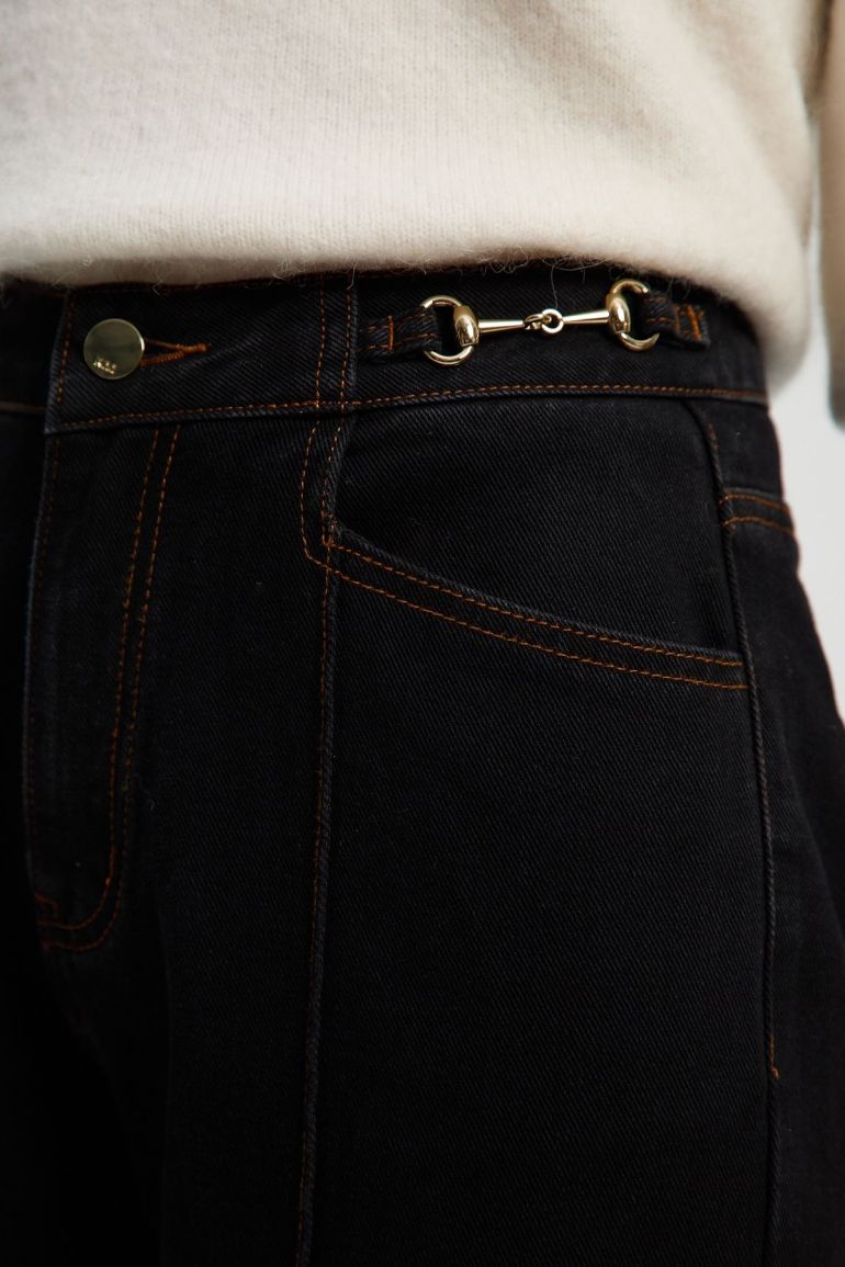Denim Snaffle Wide Leg Trouser | Clothing | Denim & Jeans Denim Snaffle Wide Leg Trouser | Clothing | Denim & Jeans