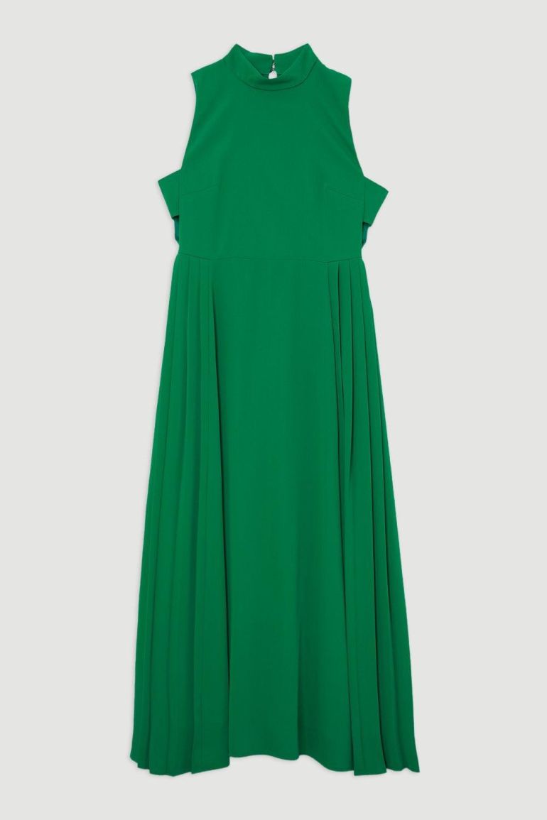 فستان ماكسي بشرائح بكسرات | ملابس | فساتين | Premium Dresses فستان ماكسي بشرائح بكسرات | ملابس | فساتين | Premium Dresses