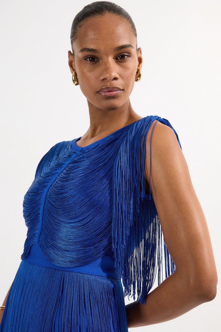فستان كارين ميلين أزرق قصير بقصة مستقيمة | ملابس | فساتين | Premium Dresses فستان كارين ميلين أزرق قصير بقصة مستقيمة | ملابس | فساتين | Premium Dresses