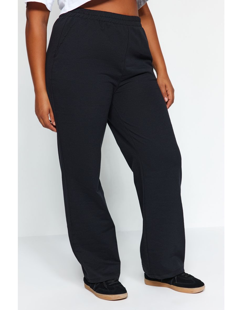Black high rise sweatpants 2025