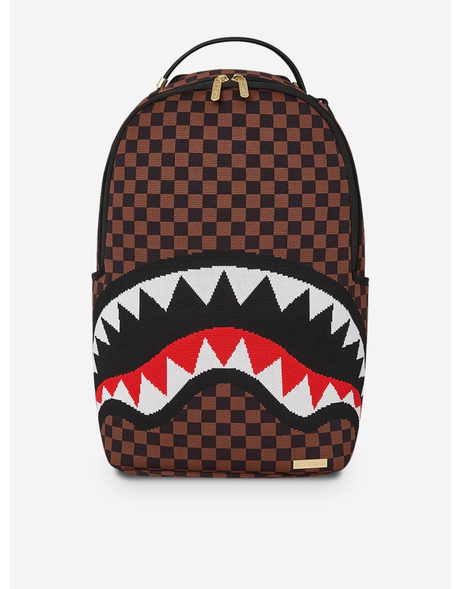 Kids Knit Sharks in Paris 2.0 DLX Backpack in Brown (45.72 cm)