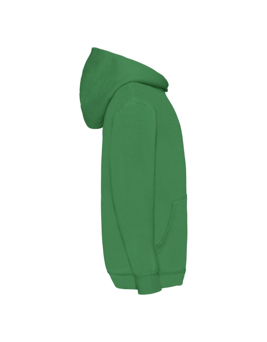 Fruit Of The Loom Childrens Unisex Hooded Sweatshirt / Hoodie - Kelly Green - 1