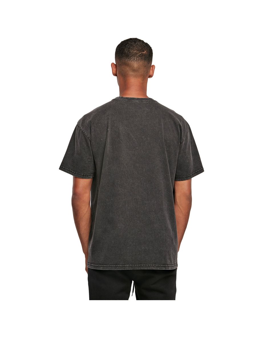 Mens Heavyweight Oversized T-Shirt - Black - 3