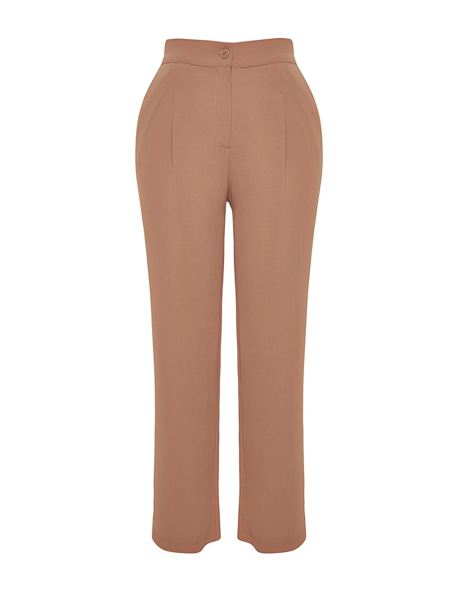 Plus Size Pants - Beige - Loose - 7