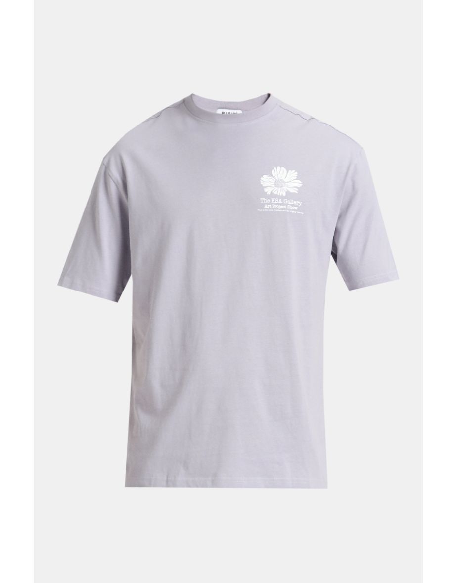 Men’s Short Sleeve T-Shirt with Front & Back Print - 3