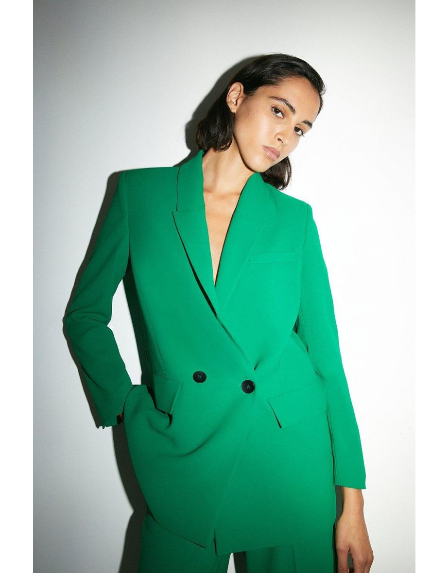 Shop Relaxed Double Breasted Blazer Online in Oman VogaCloset