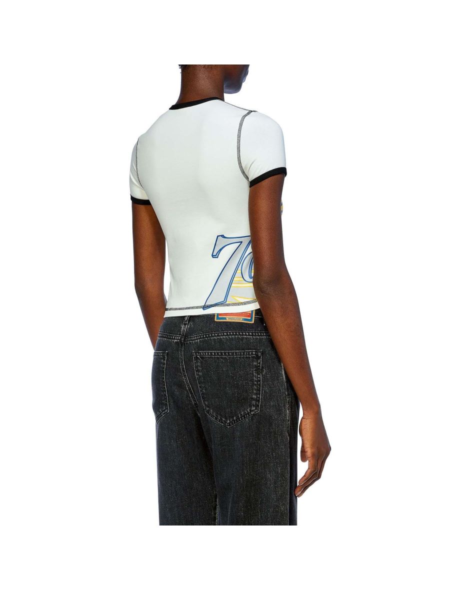 Women's Diesel T-Lison T-Shirt in White - 1