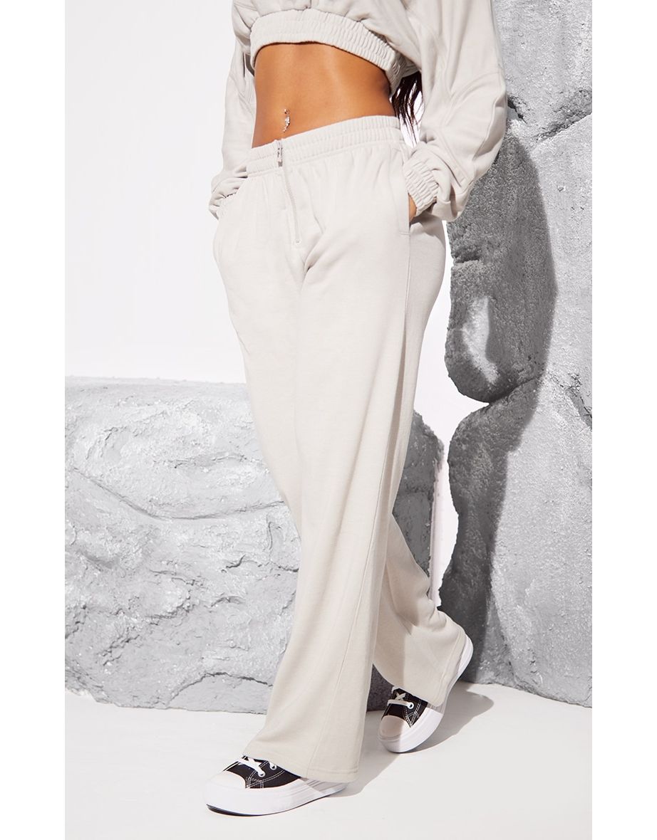 Joggers with zip legs clearance