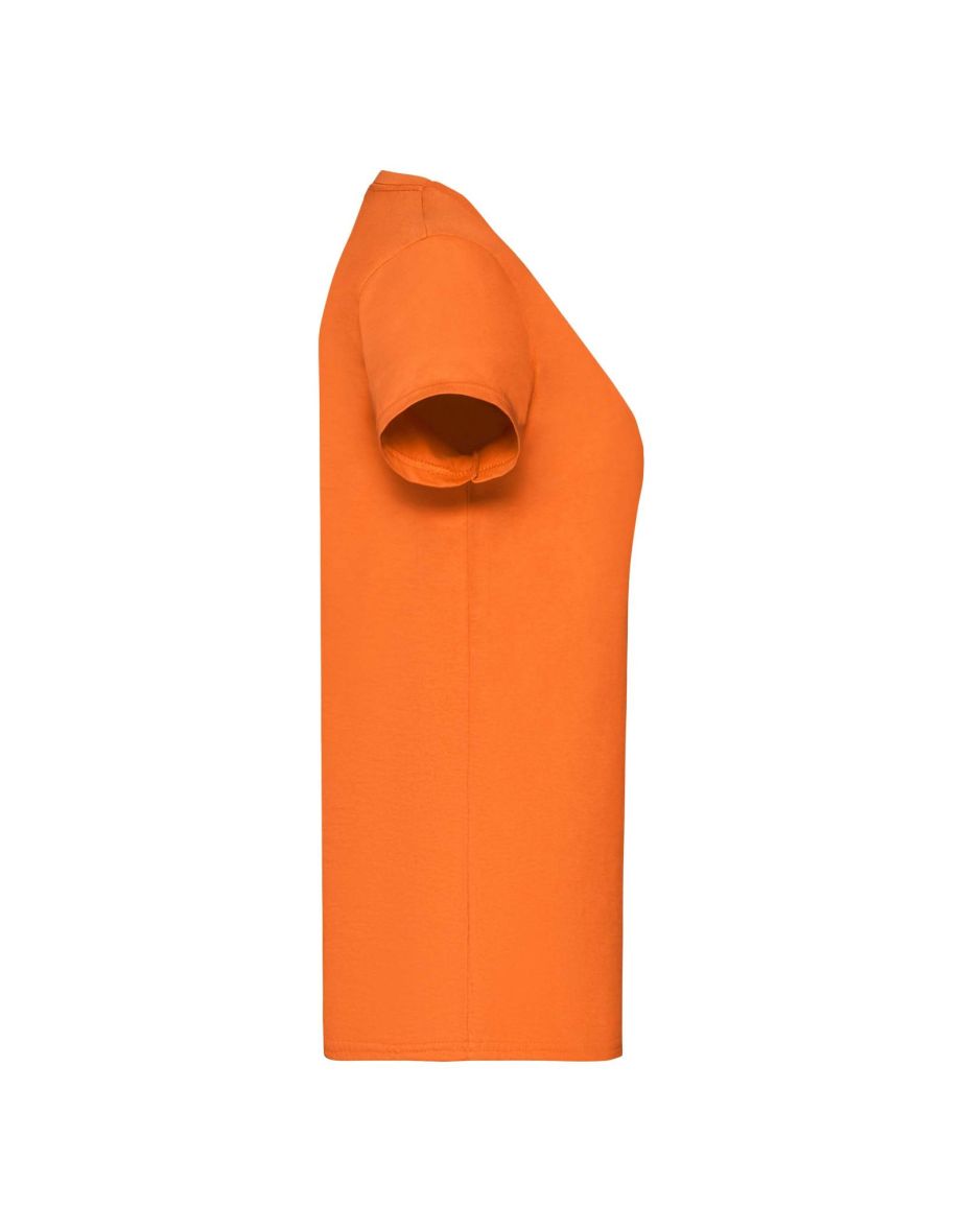 Fruit Of The Loom Ladies/Womens Lady-Fit Valueweight Short Sleeve T-Shirt (Pack Of 5) - Orange - 2