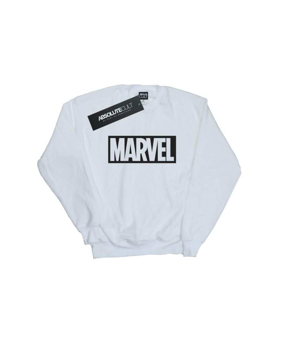 Shop Marvel Boys Logo Outline Sweatshirt White Online in Qatar VogaCloset