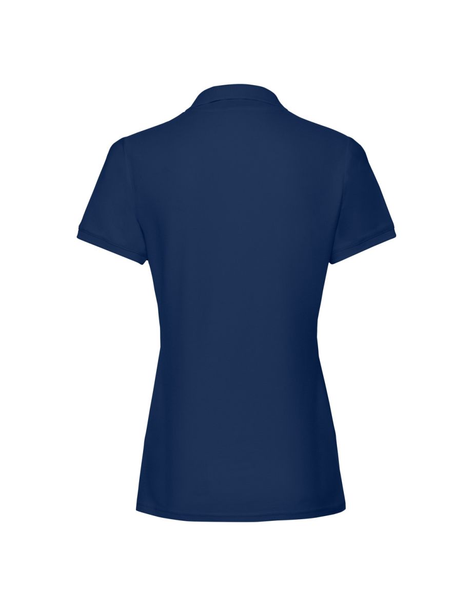 Fruit Of The Loom Ladies Lady-Fit Premium Short Sleeve Polo Shirt - Navy - 1