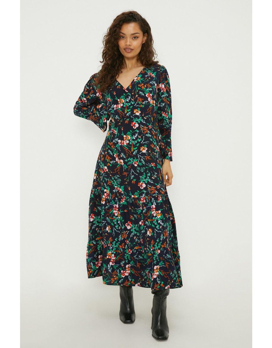 Long sleeve maxi dress dorothy perkins store