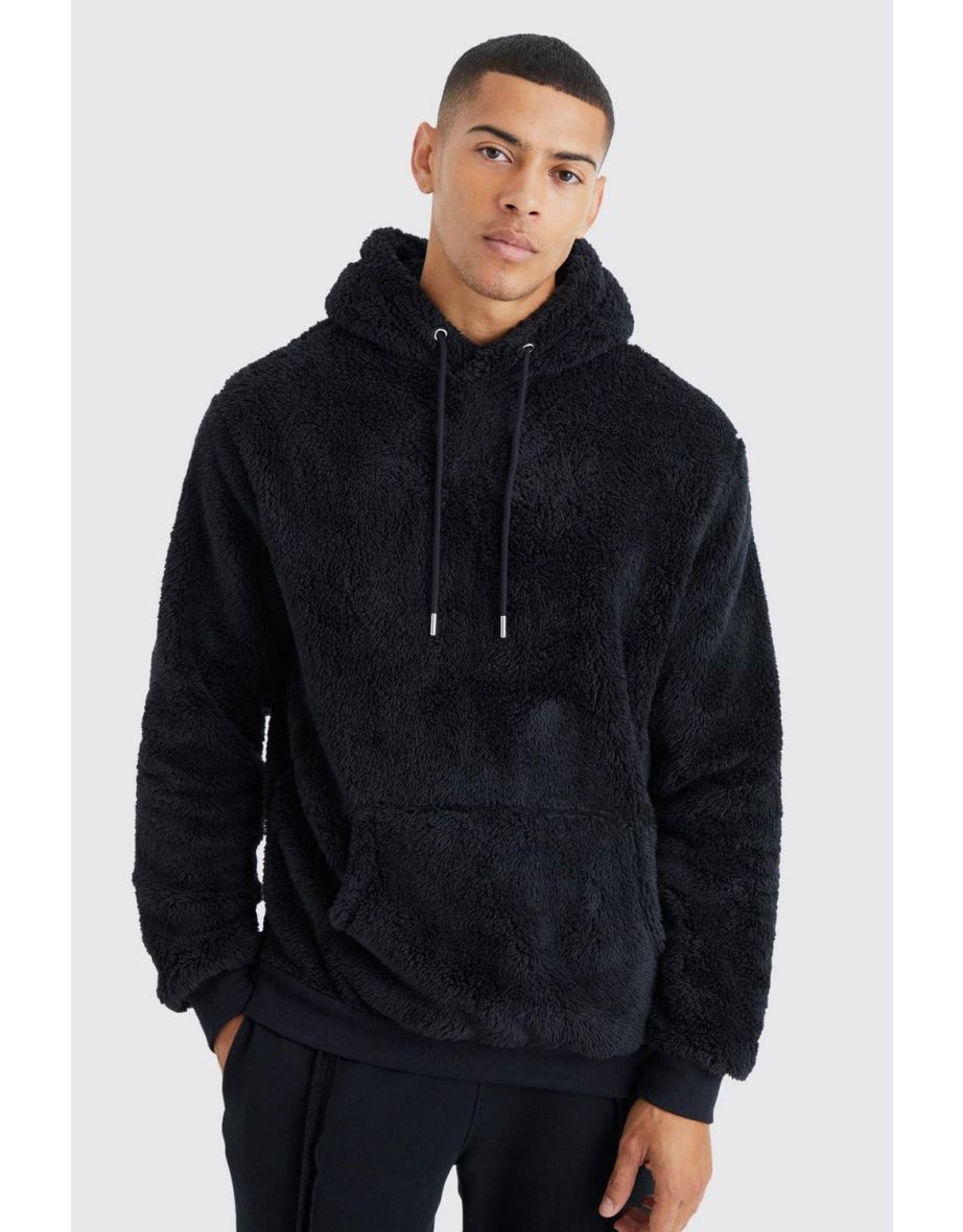 Shop Borg Over The Head Hoodie black Online in Oman VogaCloset