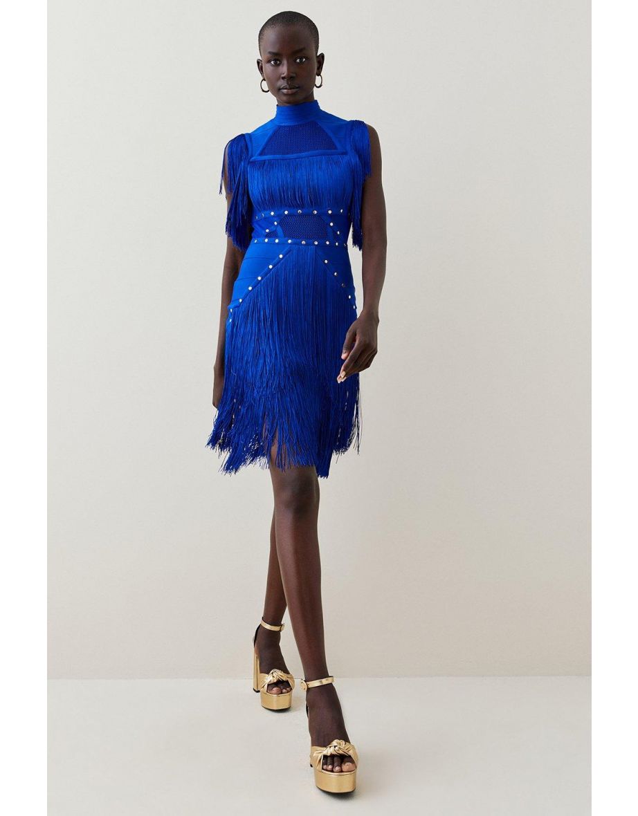 Mesh tassel dress shop
