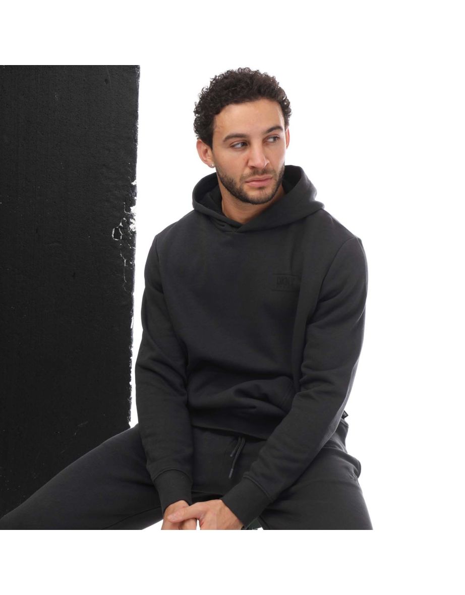 Men's DKNY Printed Logo Blackwater Hoodie in Grey - 3