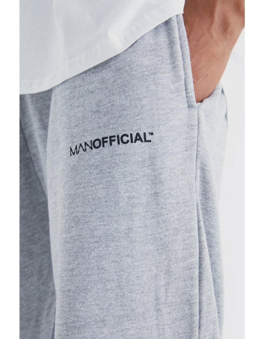 Man Official Oversized Joggers - grey - 2