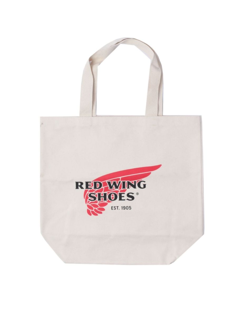 Accessories Red Wing Logo Canvas Tote Bag in White - 4