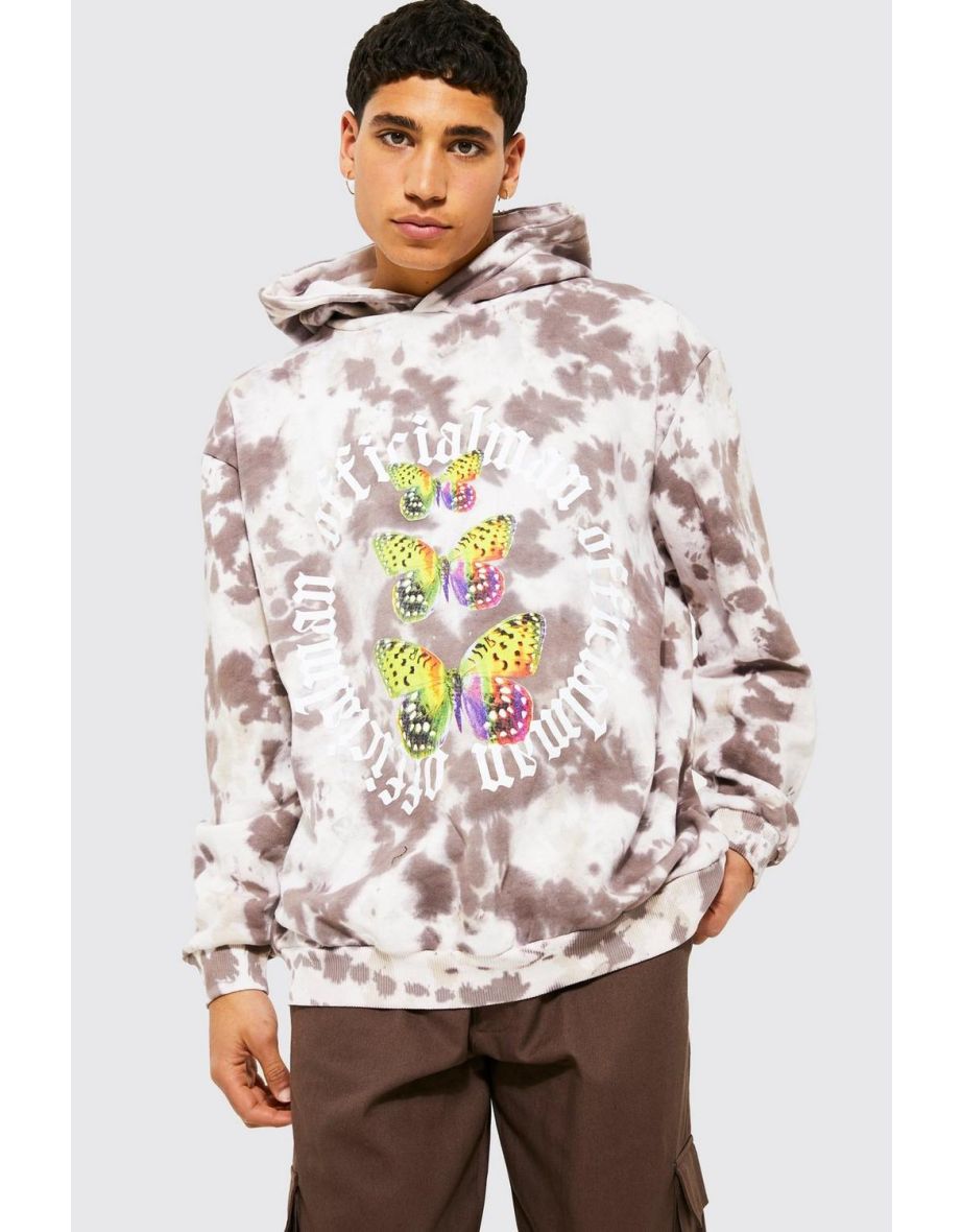 Taupe tie dye sweatshirt 2025