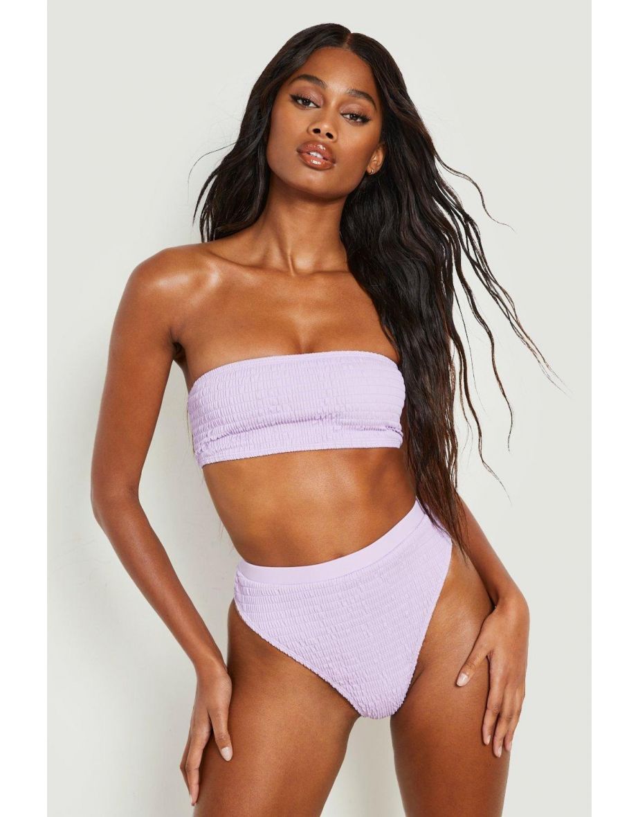 Lilac high waisted bikini hotsell