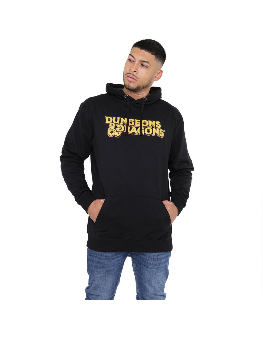 Dungeons & Dragons Mens 70´s Logo Hoodie - Black - 3