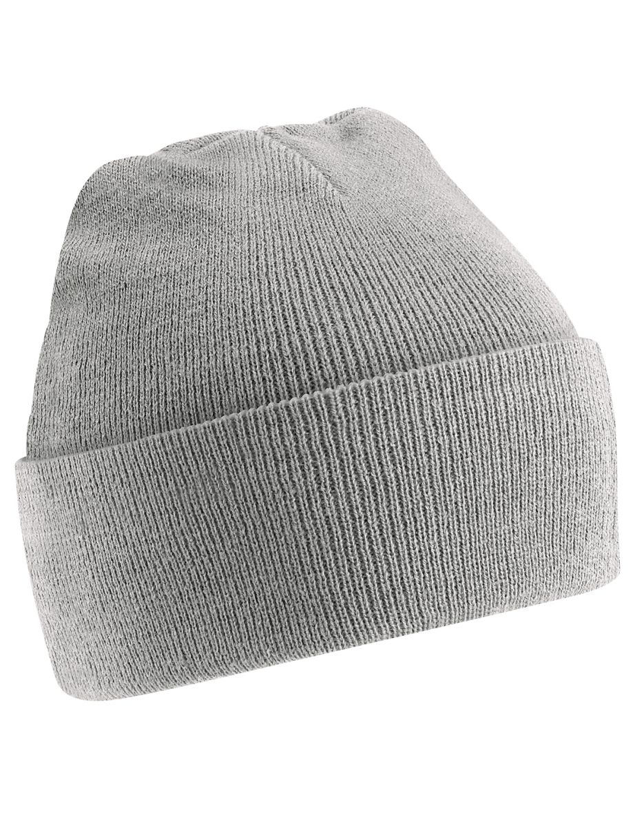 Beechfield Soft Feel Knitted Winter Hat - Heather