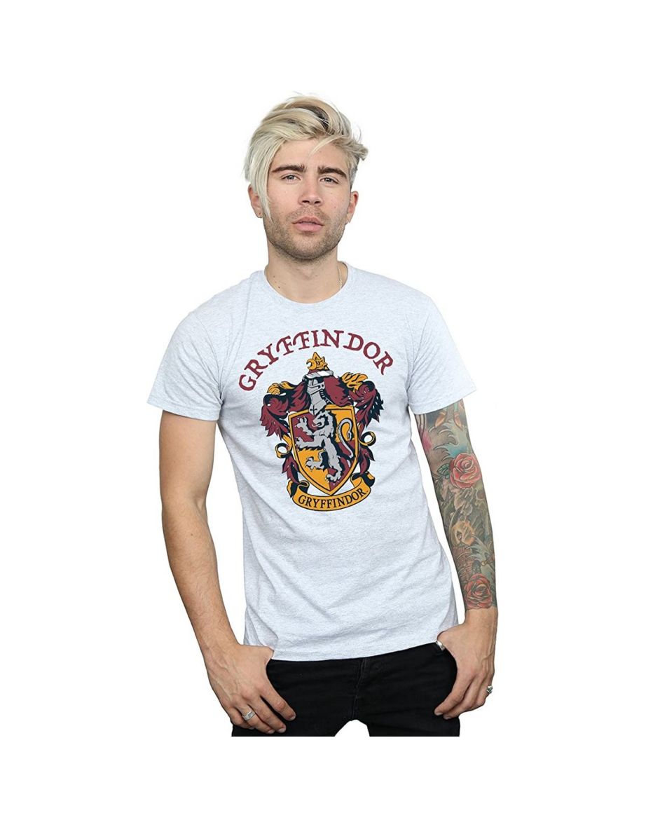 Harry Potter Mens Gryffindor T-Shirt - Sports Grey