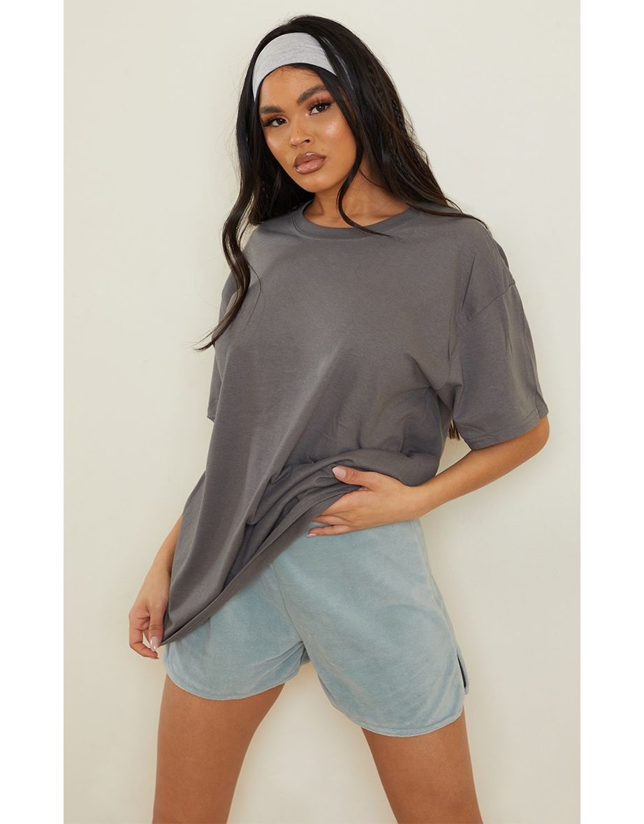 Organic Charcoal Oversized T-Shirt