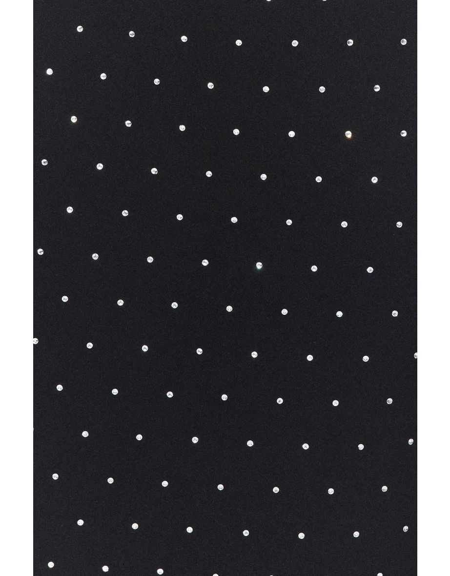 Black Strapless Bodycon Midi Dress - 8