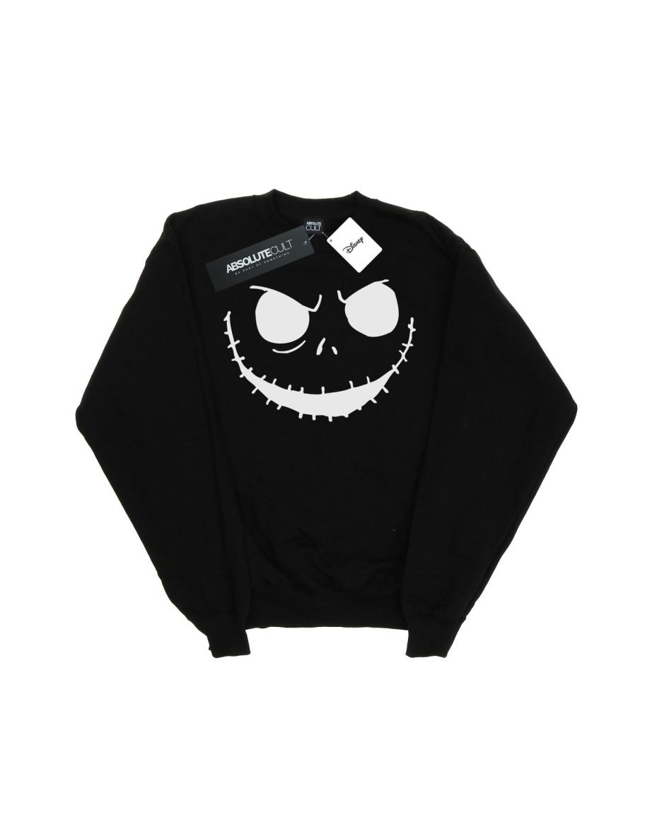 Disney Boys Nightmare Before Christmas Jack´s Face Bold Sweatshirt - Black - 1