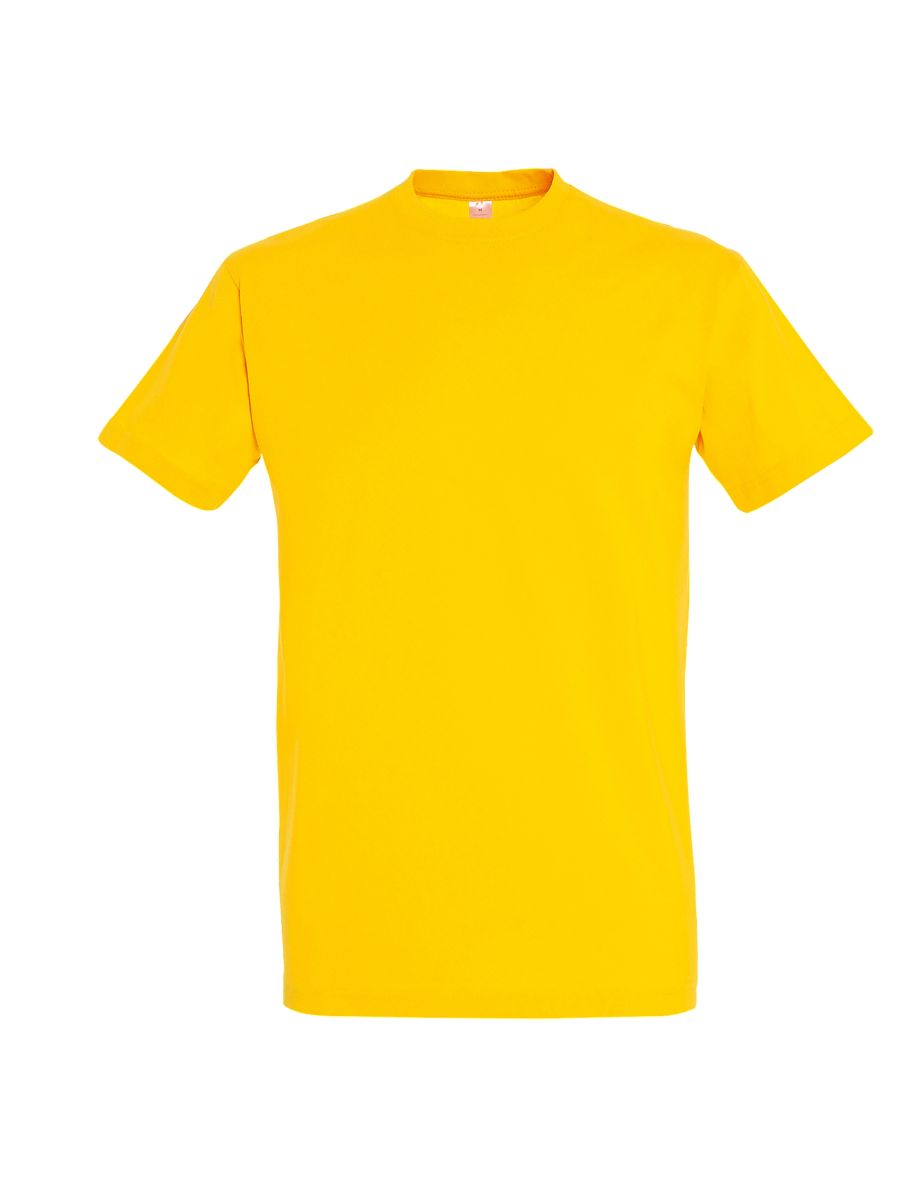 SOLS Mens Imperial Heavyweight Short Sleeve T-Shirt - Gold