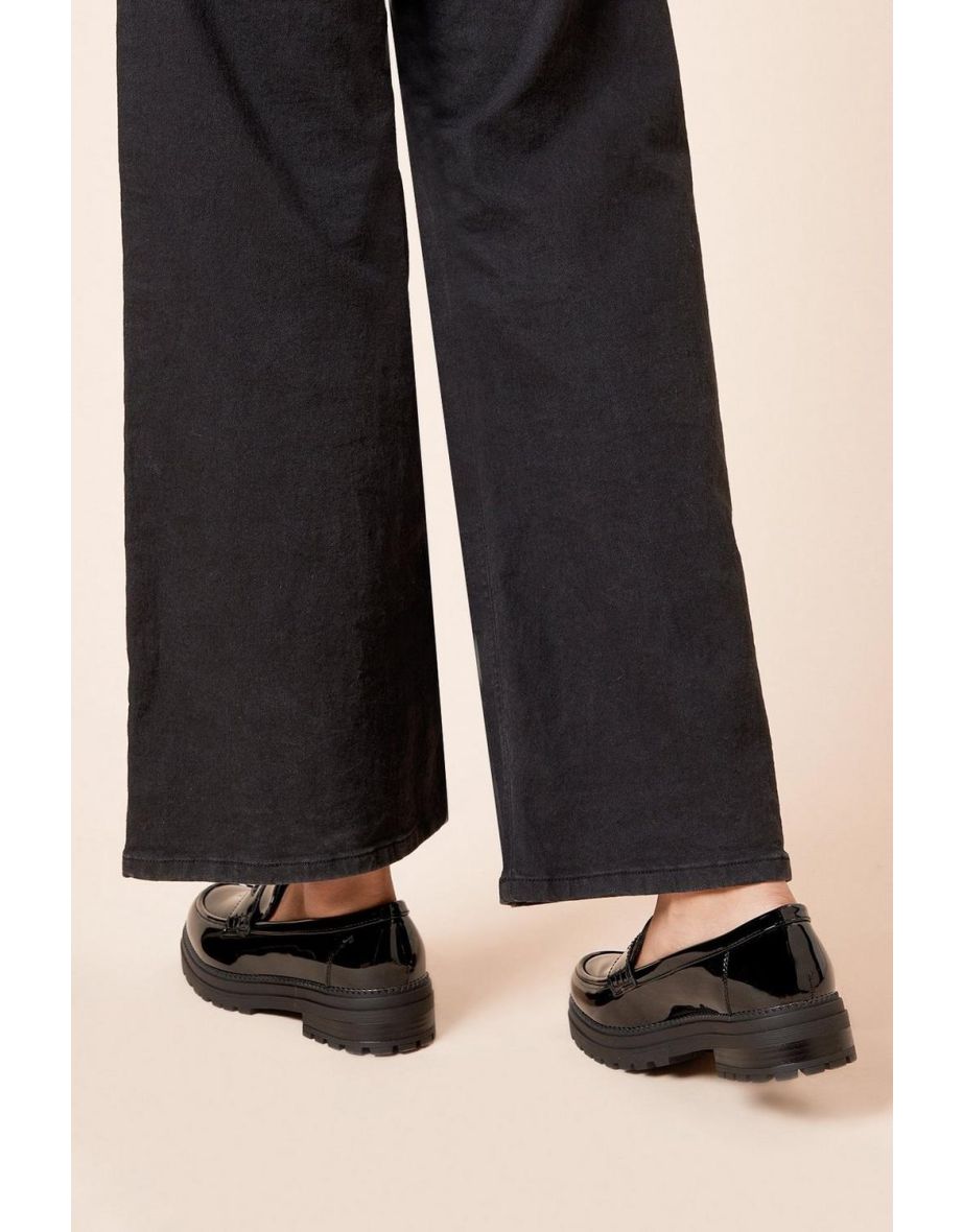 Brenda Faux Leather Penny Loafers - 3