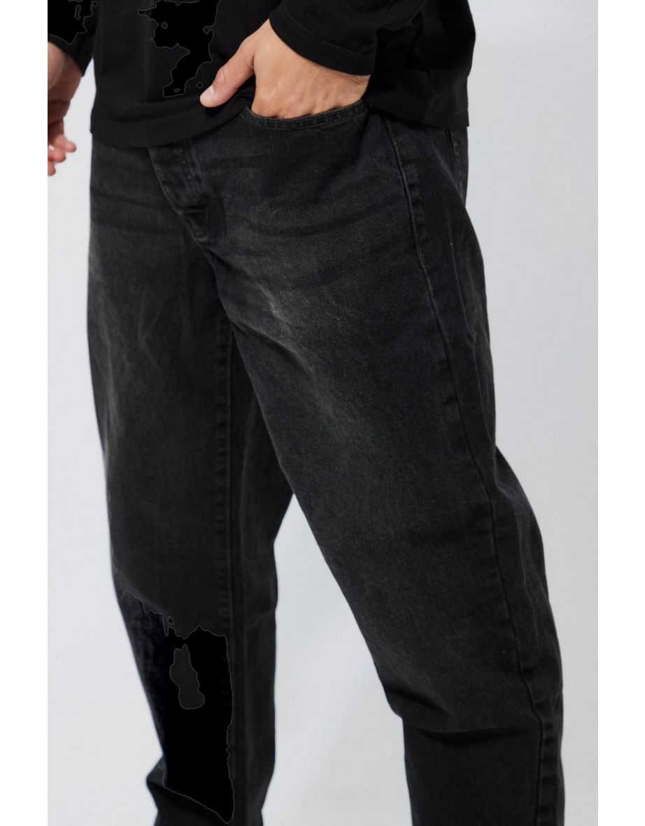 Tapered Fit Jeans - charcoal - 2