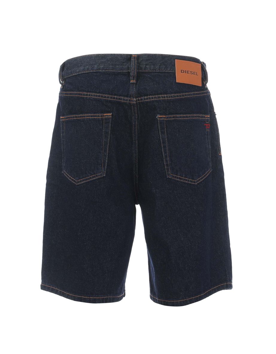 Men's Diesel D-STRUKT Denim Shorts in Blue - 1