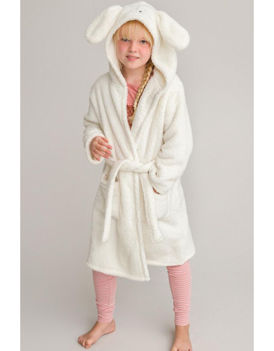 Embroidered Bunny Rabbit Bathrobe