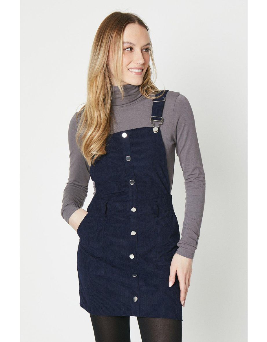 Oasis black denim pinafore dress hotsell